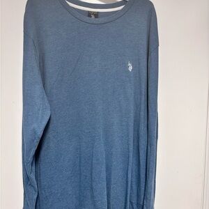 U.S. Polo Assn. Men's Blue Long Sleeve Shirt